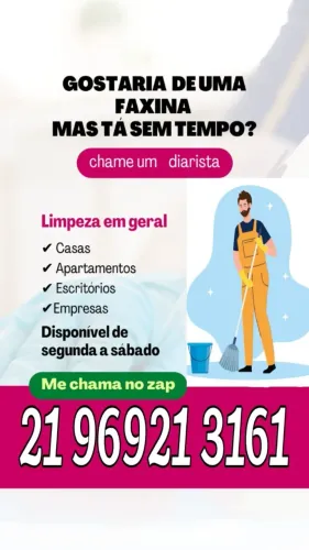 Faxineiro disponível