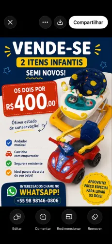 Carrinho & andador