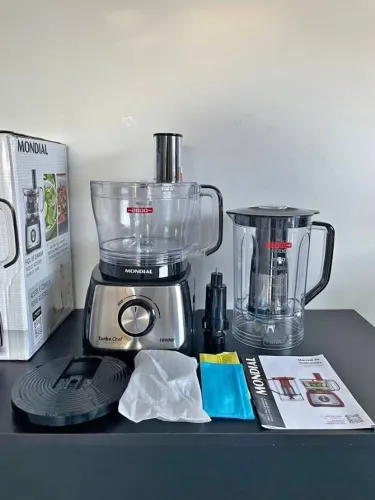 Multiprocessador Mondial Turbo Chef 5 em 1 Novo a Pronta Entrega
