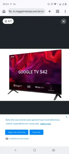 TV 43 POLEGADAS COM NOTA E GARANTIA