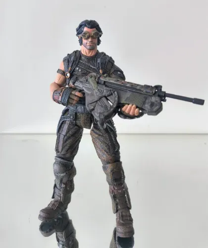 Figure Jogo Ps3 Bulletstorm - Grayson Hunt, completa e original Neca, Epic, Sony