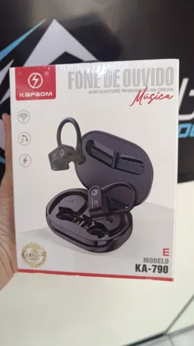 Fone De Ouvido Bluetooth Esportivo Kapbom K-790 Intra-auricular Som de Qualidade - Coimbra