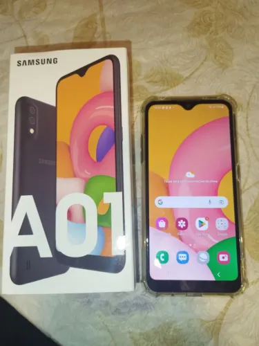 Samsung Galaxy A01 preto 32GB