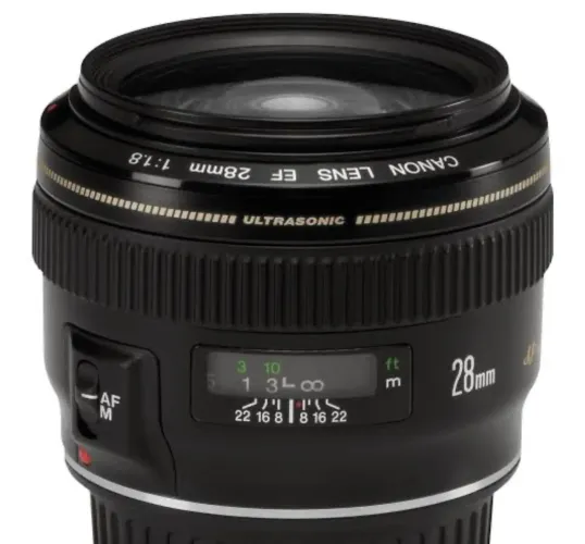 Canon Lente 28mm 1.8