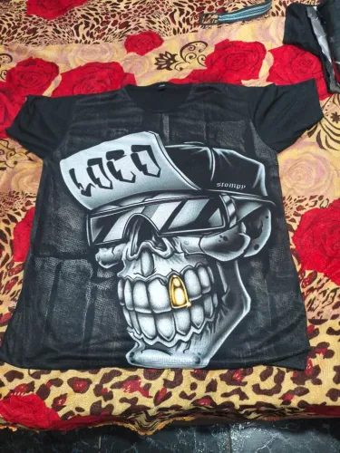 Stompy Camisetas - Catrina Tattoo Tatuagem Artwork Promoção