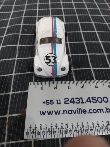 Carro Fundido Hot Wheels Volkswagen Beetle Herbie 53