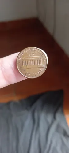 Moeda "One Cent Lincoln Memorial" (1977)