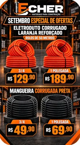 MANGUEIRA CORRUGADA SUPER PROMOÇÃO