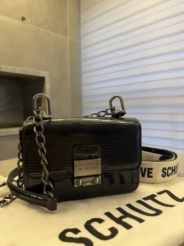 Bolsa Preta Verniz Schutz