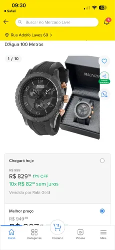 Relógio Magnum