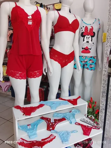 Passo loja montada de lingerie