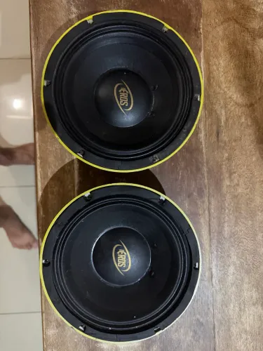 Par de alto falante Eros 408 pro 8 polegadas