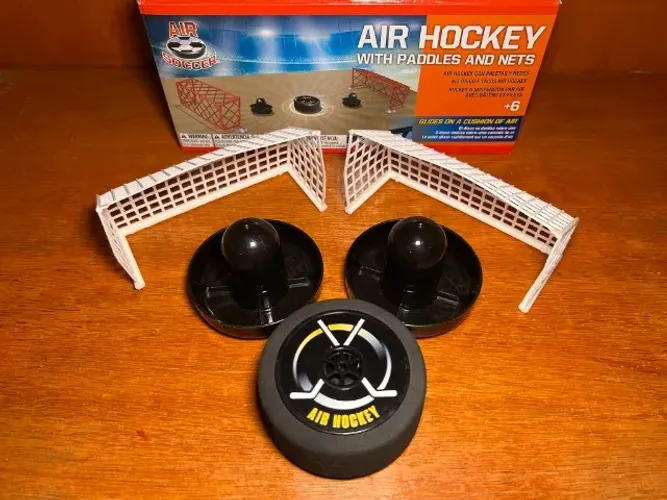 Jogo Infantil Air Hockey - Com todos os Acessórios + (Disco Flutuante) - EM ÓTIMO ESTADO