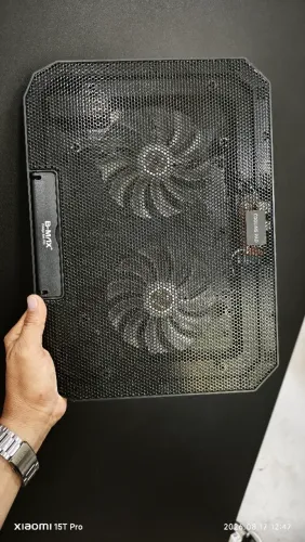 Vende novo Suporte Mesa Notebook Cooler Led Refrigerada Base Ajustável