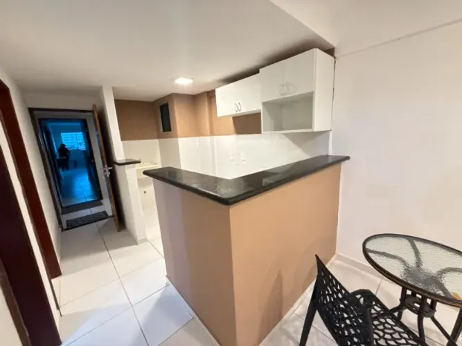 APARTAMENTOS MOBILIADOS PARA ALUGUEL EM PONTA NEGRA - 2 QUARTOS - CONDOMÍNIO RESIDENCIAL.