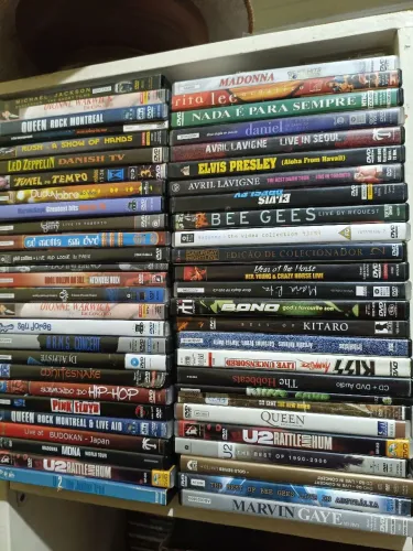 Lote DVD música internacional 