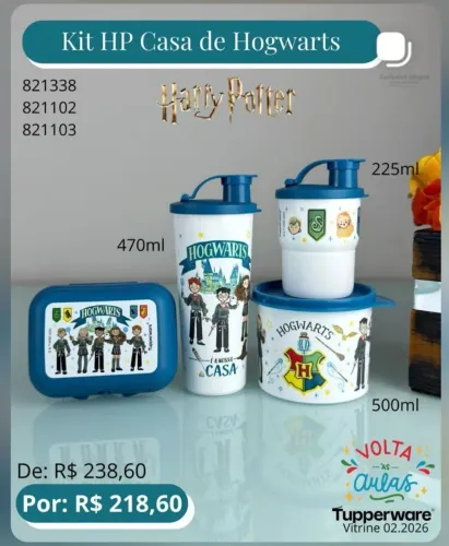 Kit Harry Potter original Tupperware.