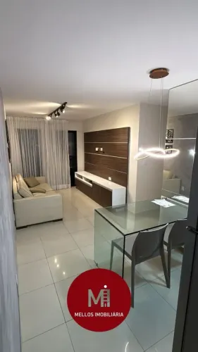 Alugo apartamento mobiliado de 2 quartos sendo 1 suite