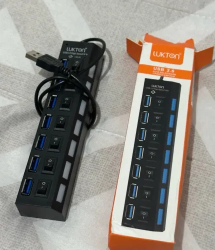HUB USB 2.0 com 7 portas usb