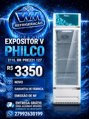 EXPOSITOR VERTICAL PHILCO 211L BR PRE221