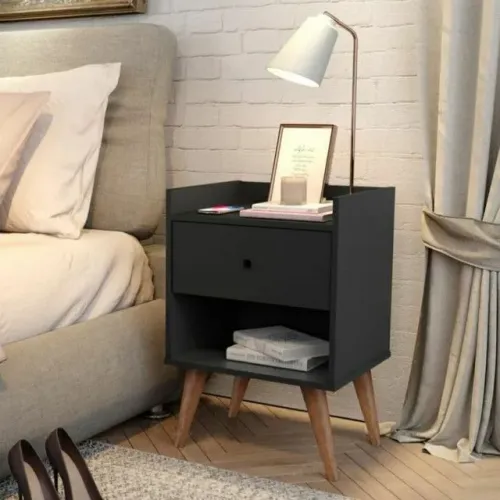 Mesa de Cabeceira Kit com 2