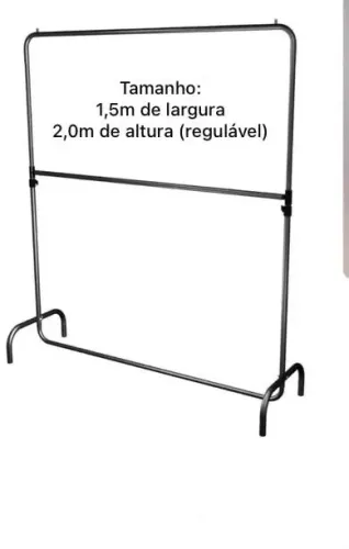 Arara de Roupas Desmontável e Regulável (ótimo estado)