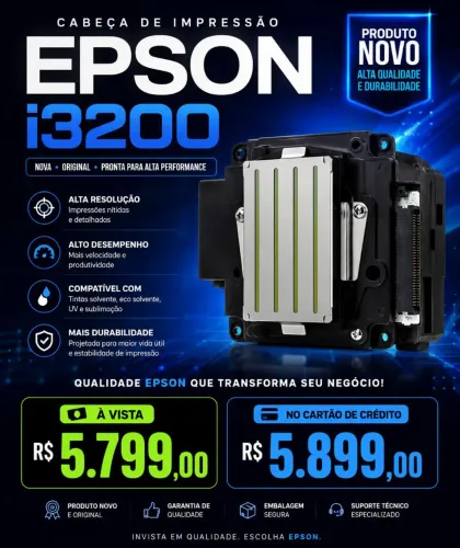 CABECA DE IMPRESSÃO EPSON i3200 NOVA
