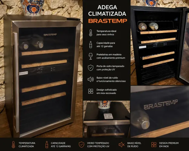 Adega Brastemp Dual Zone