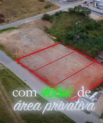 3 Terrenos Planos de 403m² na Palhoça Viabilidade Mista