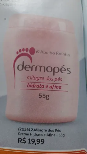 Creme para os pés Abelha Rainha