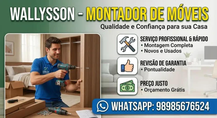 Montador de móveis profissional