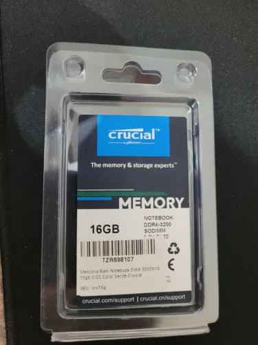 Memória RAM 8 GB Crucial DDR4 2666 Hz Sodimm Notebook