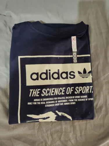 Camiseta Oversized Adidas Originals - The Science of Sport (Marinho)