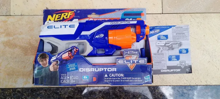 Nerf Disruptor Elite + kit com 12 dardos - A partir de 8 anos 
