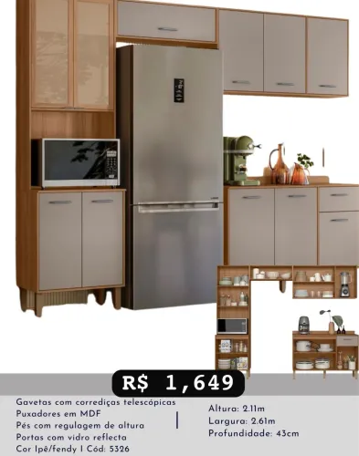 Armário de Cozinha Paolla