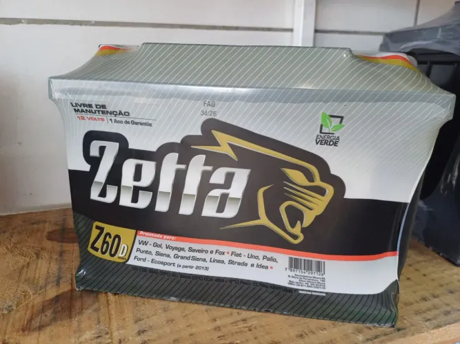 Bateria zetta 60a