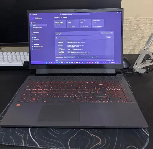 Notebook Gamer Dell G15 5520 RTX 3050 Core I5-12500h