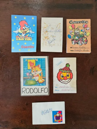 Lote convites anos 90