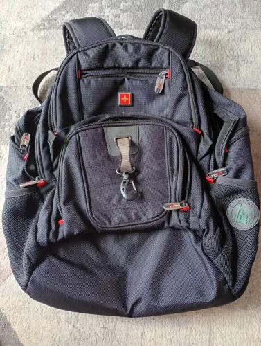 mochila Swisswin Paquis preta