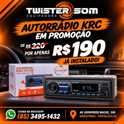 Rádio novo para seu carro. Autorradio em promoção imbatível