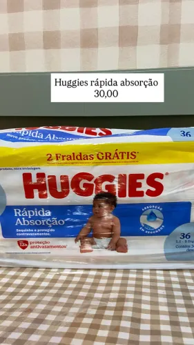 Vendo fraldas com vencimento entre 2027 e 2028