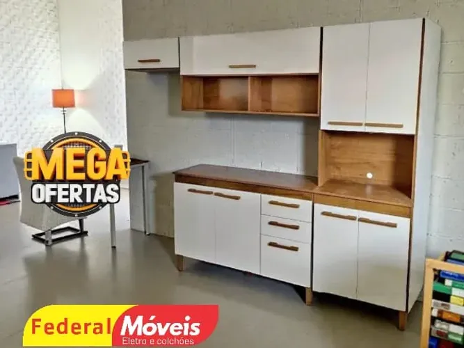 Armário De Cozinha Moderno c/ Balcão - Promoção!