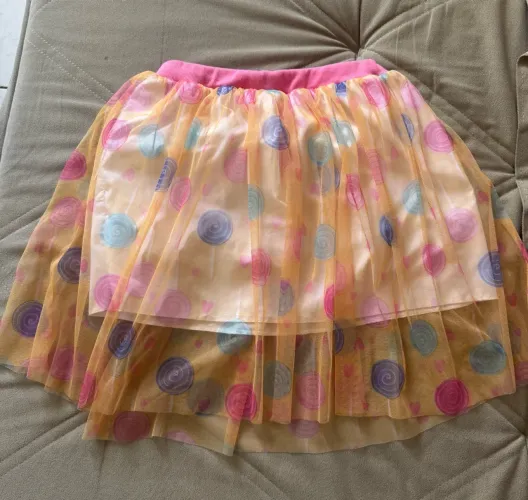 Saia de tule infantil