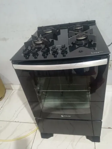 Fogão atlas grande TD funcionando perfeitamente bocas forno automático limpinho só usar