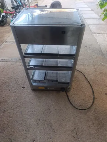 Estufa vertical em inox