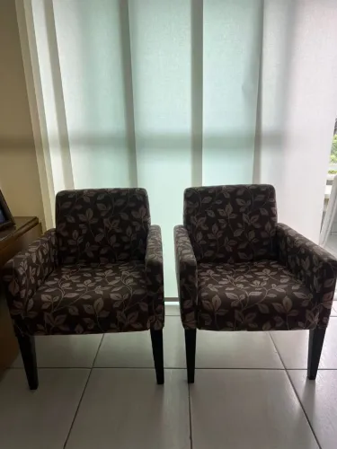 Poltronas para sala 02 unidades