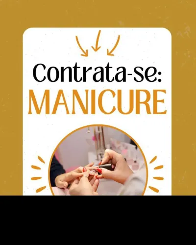 CONTRATA-SE MANICURE