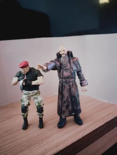 Action Figures Biohazard Bitorez + Krauser oficial Capcom