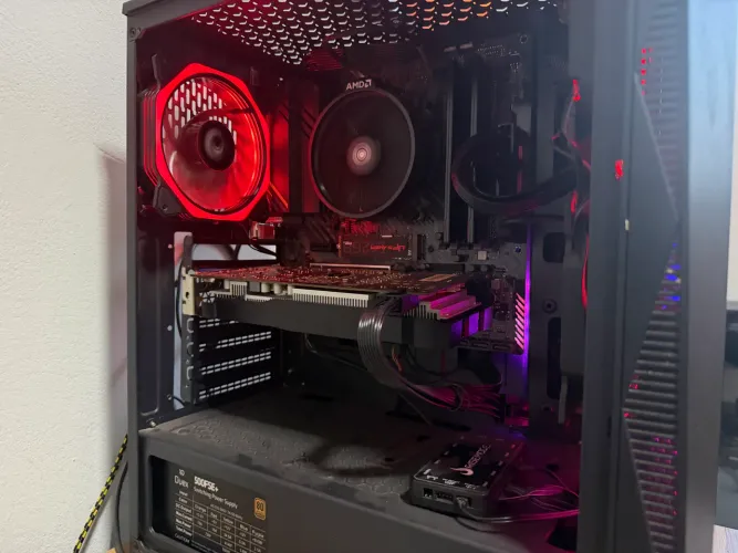 PLACA MÃE A520M TUF + RYZEN 5500