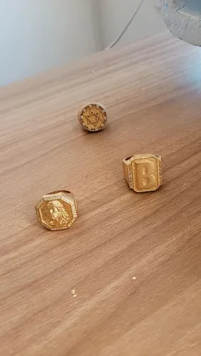Conjunto de anéis Banhado ( Todos )